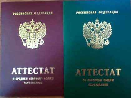 Порядок выдачи аттестатов.